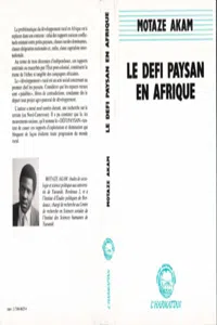 Le défi paysan en Afrique_cover