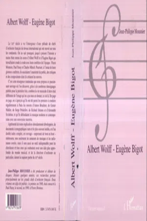 Albert Wolff - Eugène Bigot