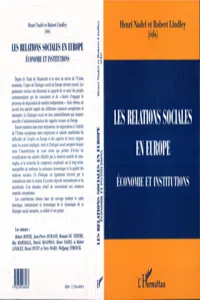 Les Relations Sociales en Europe_cover