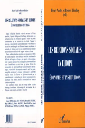 Les Relations Sociales en Europe