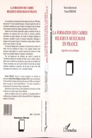 La Formation des Cadres Religieux Musulmans en France