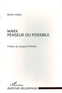 Marx Penseur du Possible_cover