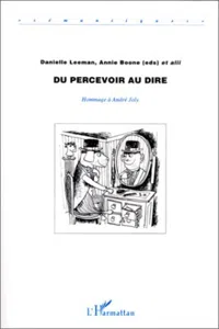 Du Percevoir au Dire_cover