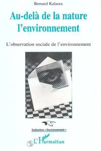 Au-delà de la nature: l'environnement_cover