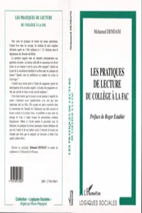 Les pratiques de lecture du Collège à la Fac_cover