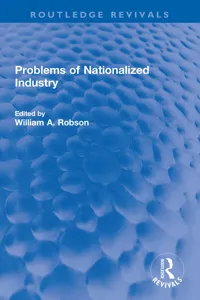 Problems of Nationalized Industry_cover