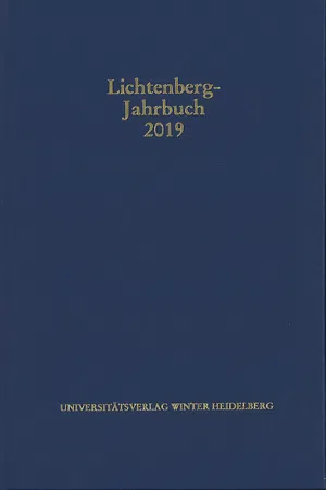 Lichtenberg-Jahrbuch 2019