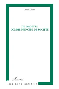 De la dette comme principe de société_cover