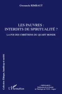 Les pauvres: interdits de spiritualité?_cover