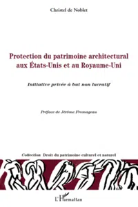 Protection du patrimoine architectural aux Etats-Unis et au Royaume-Uni_cover