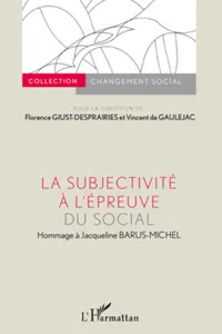 La subjectivité à l'épreuve du social_cover