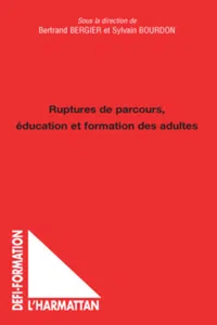 Ruptures de parcours, éducation et formation des adultes_cover