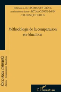 Méthodologie de la comparaison en éducation_cover