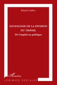 Sociologie de la division du travail_cover