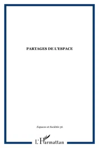 Partages de l'espace_cover