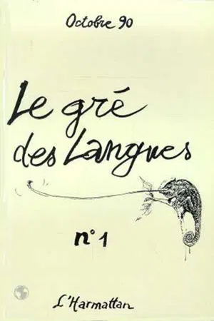 Le gré des langues n°1