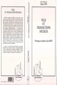 Villes et transactions sociales_cover