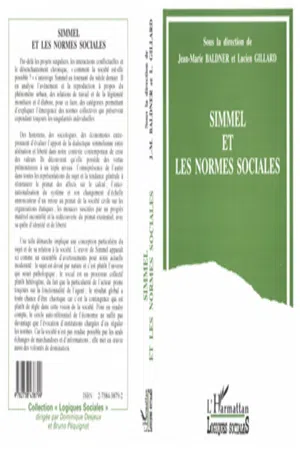 Simmel et les normes sociales