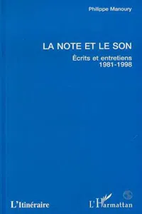 LA NOTE ET LE SON_cover