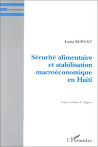 SÉCURITÉ ALIMENTAIRE ET STABILISATION MACROÉCONOMIQUE EN HAÏTI_cover