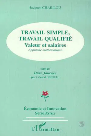 TRAVAIL SIMPLE, TRAVAIL QUALIFIE