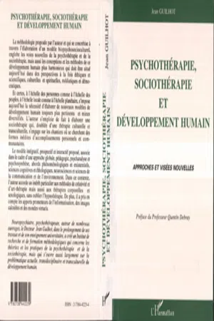 Psychothérapie, sociothérapie et développement humain