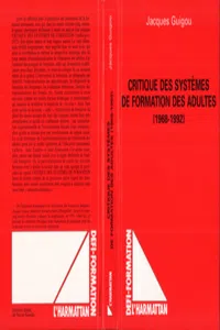 Critique des systèmes de formation des adultes_cover