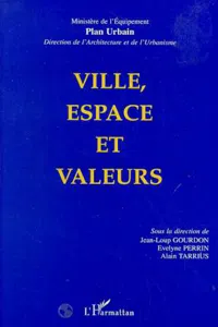 Ville, espace et valeurs_cover