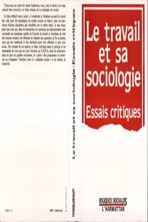 Le travail et sa sociologie