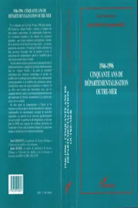 1946-1996 Cinquante ans de départementalisation Outre-Mer_cover