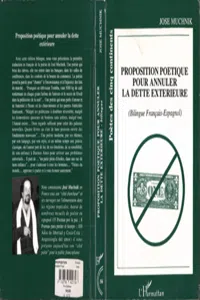 Proposition poétique pour annuler la dette extérieure_cover