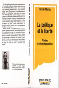 Le politique et la liberté_cover