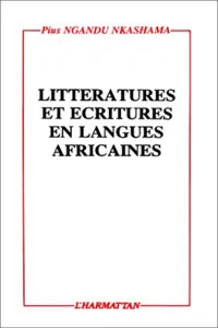 Littératures et écritures en langues africaines_cover