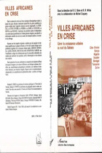 Villes africaines en crise_cover