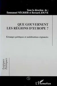 Que gouvernent les régions d'Europe ?_cover