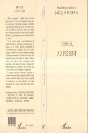 Penser, au Présent