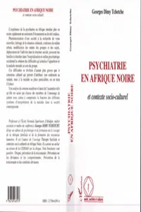 Psychiatrie en Afrique Noire et contexte socioculturel_cover