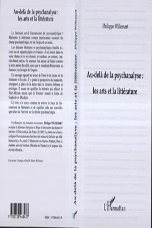 Au-delà de la Psychanalyse : les Arts et la Littérature