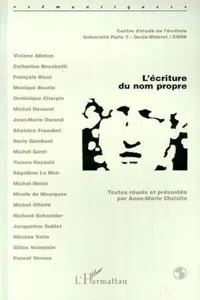 L'écriture du nom propre_cover