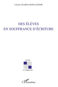 Des élèves en souffrance d'écriture_cover