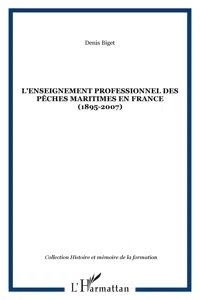 L'enseignement professionnel des pêches maritimes en France_cover