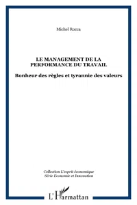 Le management de la performance du travail_cover