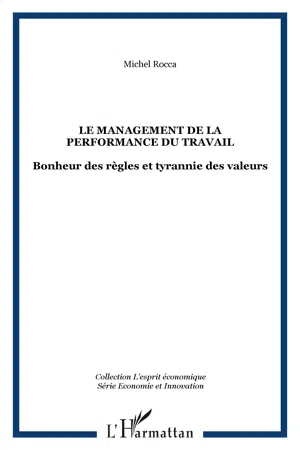 Le management de la performance du travail