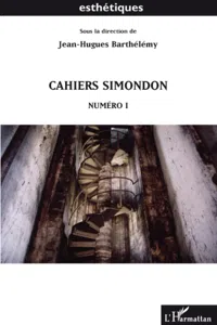 Cahiers simondon_cover