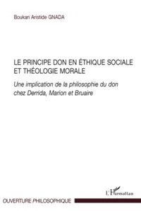 Le principe don en éthique sociale et théologie morale_cover