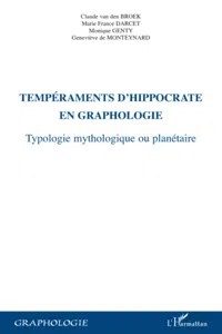 Tempéraments d'Hippocrate en graphologie_cover