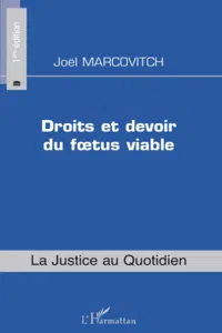 Droits et devoir du foetus viable_cover