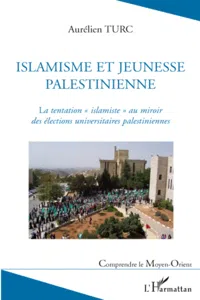 Islamisme et jeunesse palestinienne_cover