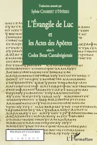 L'Evangile de Luc et les Actes des Apôtres selon le codex Bezae Cantabrigiensis_cover