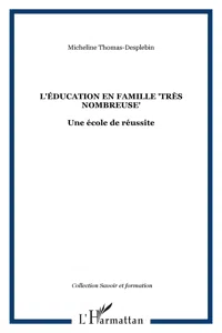 L'éducation en famille "très nombreuse"_cover